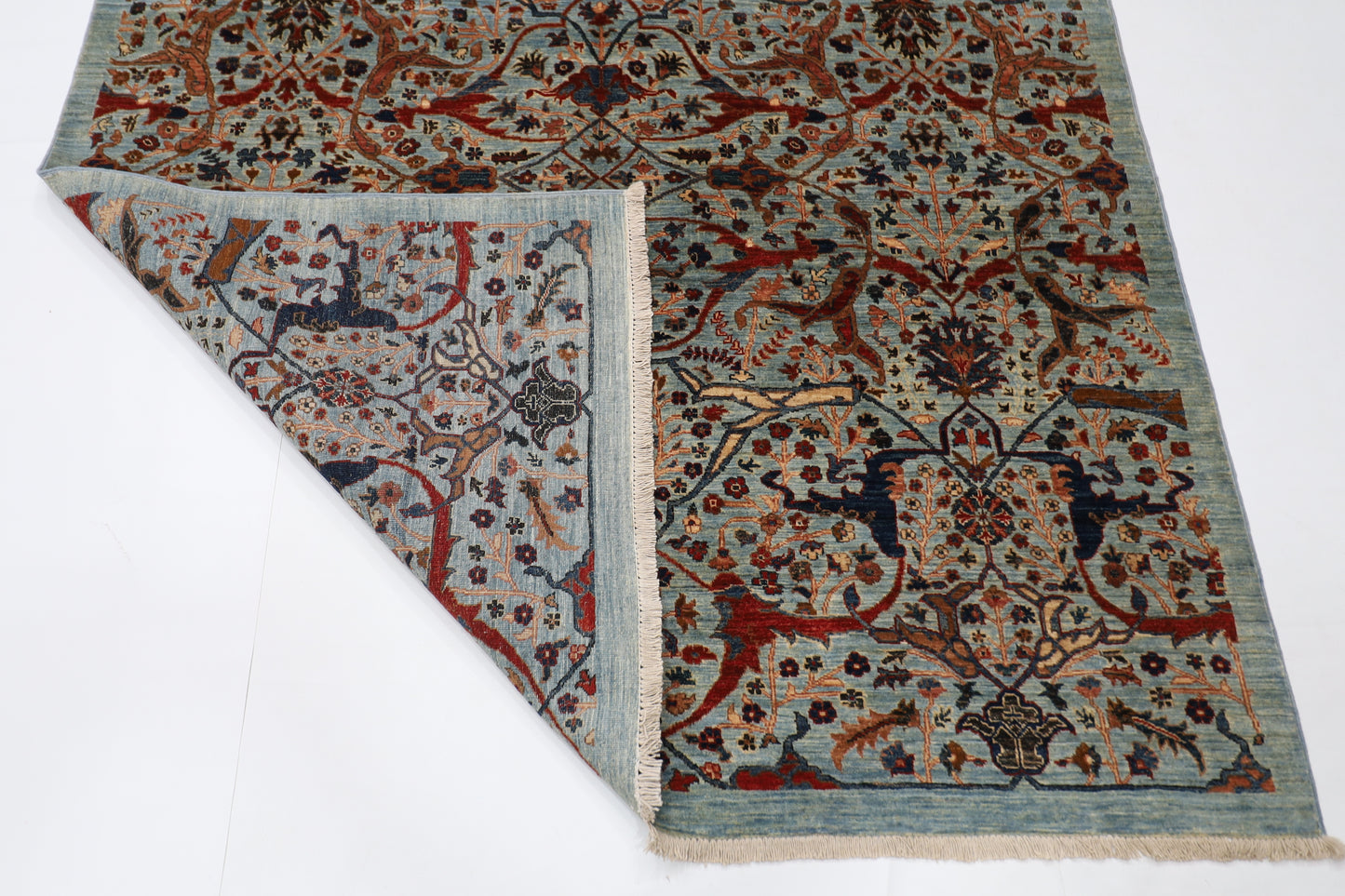 155 x 233 cm | Bidjar Afghan Tribal Hand Knotted Veg Dye Wool Carpet