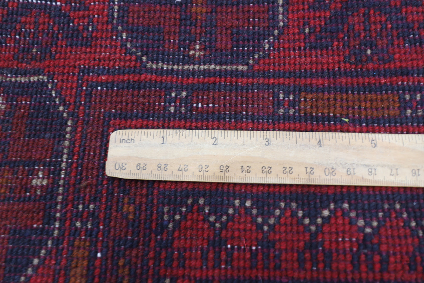 171 x 234 cm | Red Area Rug Afghan Hand Knotted Veg Dye Wool carpet
