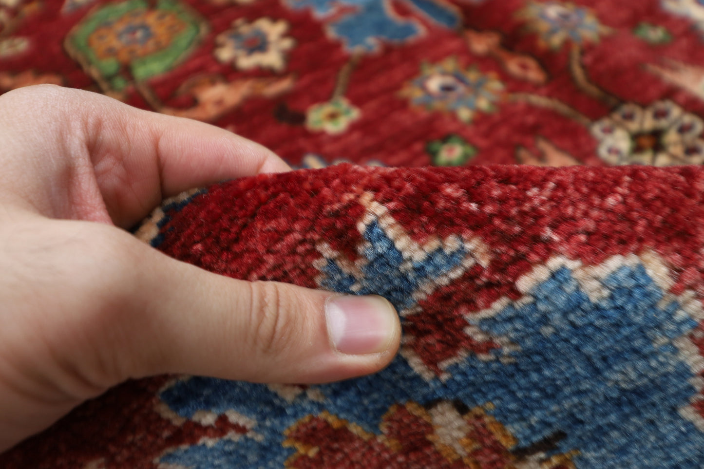 175 x 233 cm | Aryana Afghan Tribal Hand Knotted Veg Dye Wool Carpet