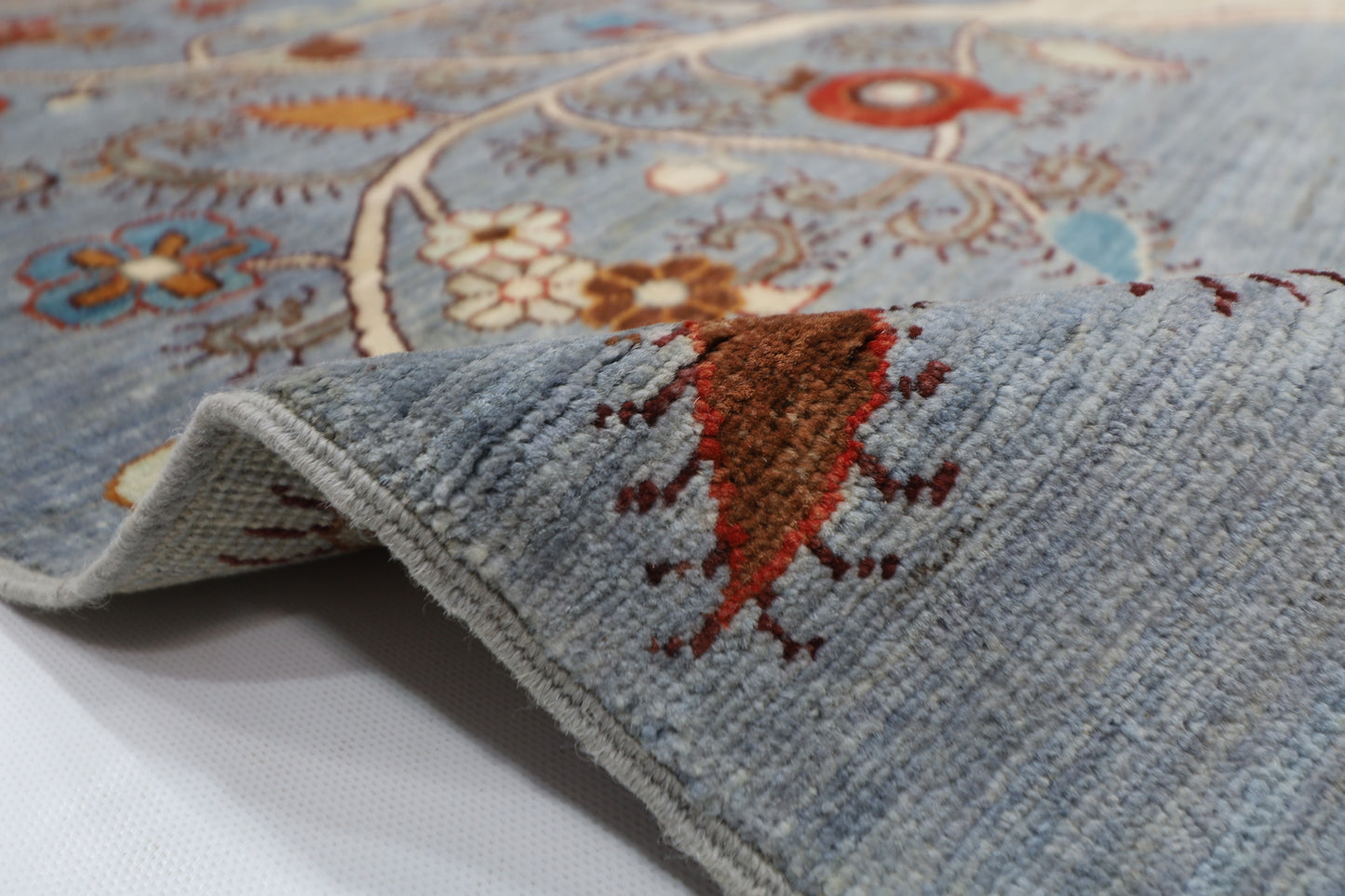 174 x 235 cm | Gabbeh Afghan Tribal Hand Knotted Natural Veg Dye Wool Carpet