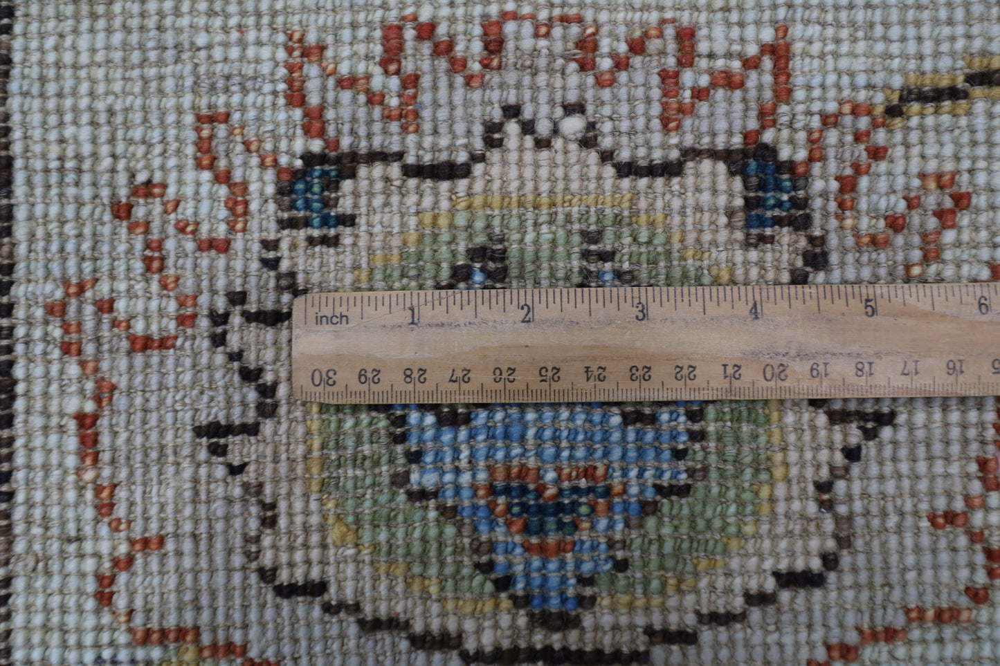 206 x 289 cm | Oushak Afghan Tribal Hand Knotted Natural Veg Dye Wool Carpet