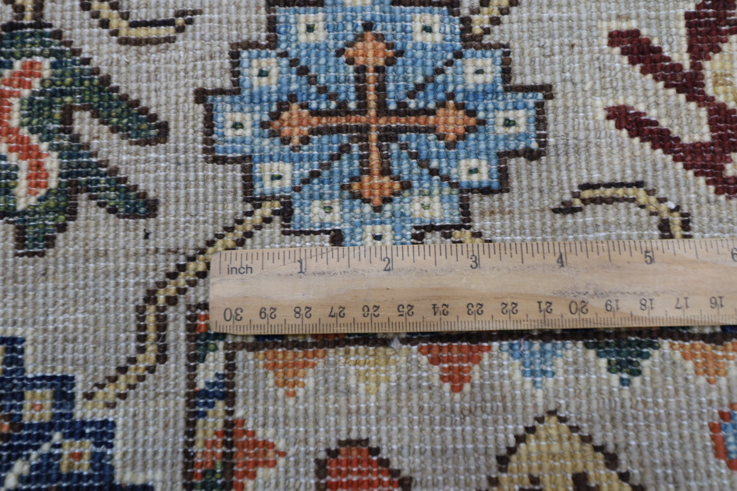 123 x 177 cm | Birds Afghan Tribal Hand Knotted Natural Veg Dye Wool Carpet