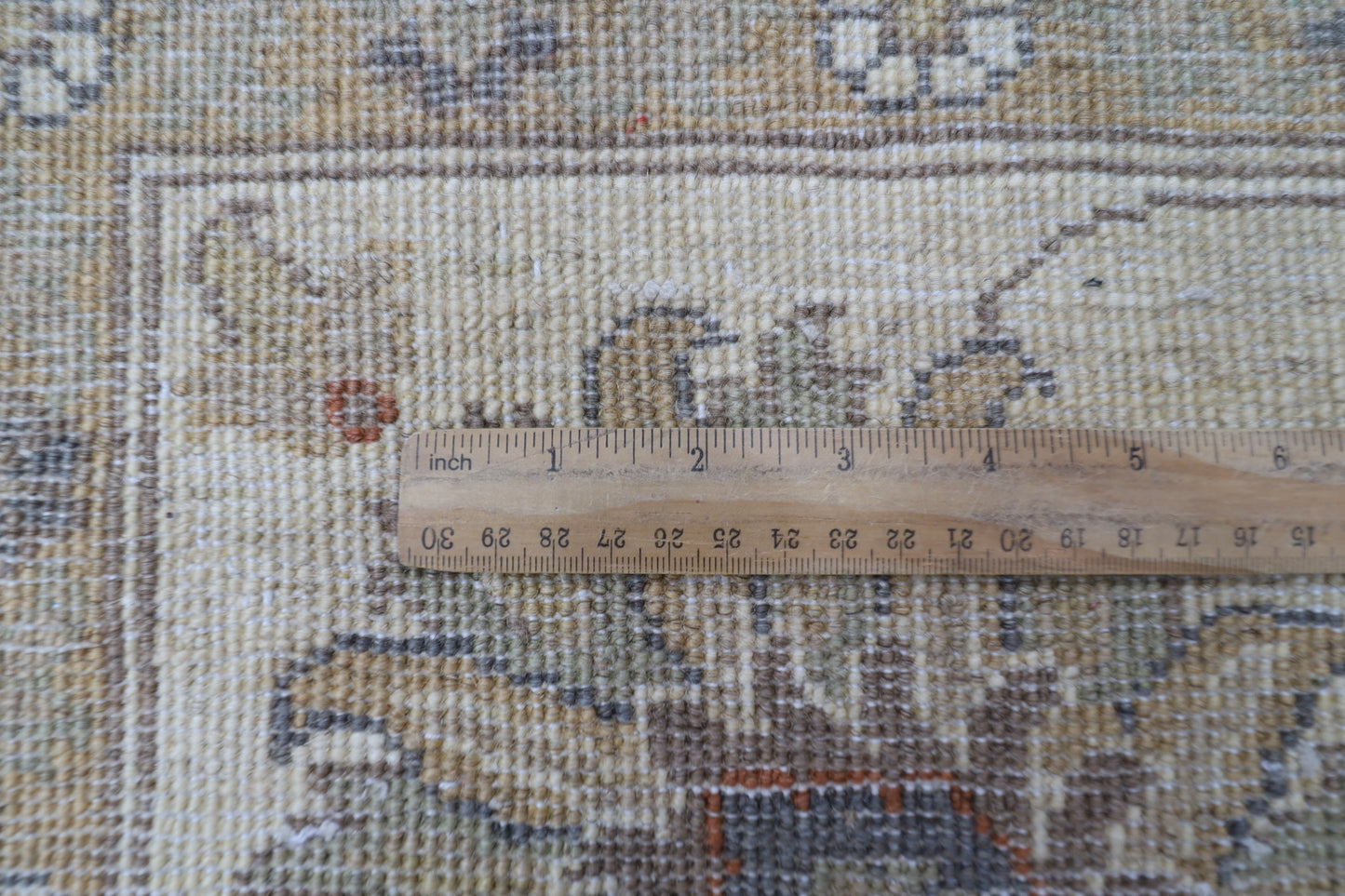275 x 365 cm | Floral beige Area Rug Afghan Hand Knotted Veg Dye Wool carpet