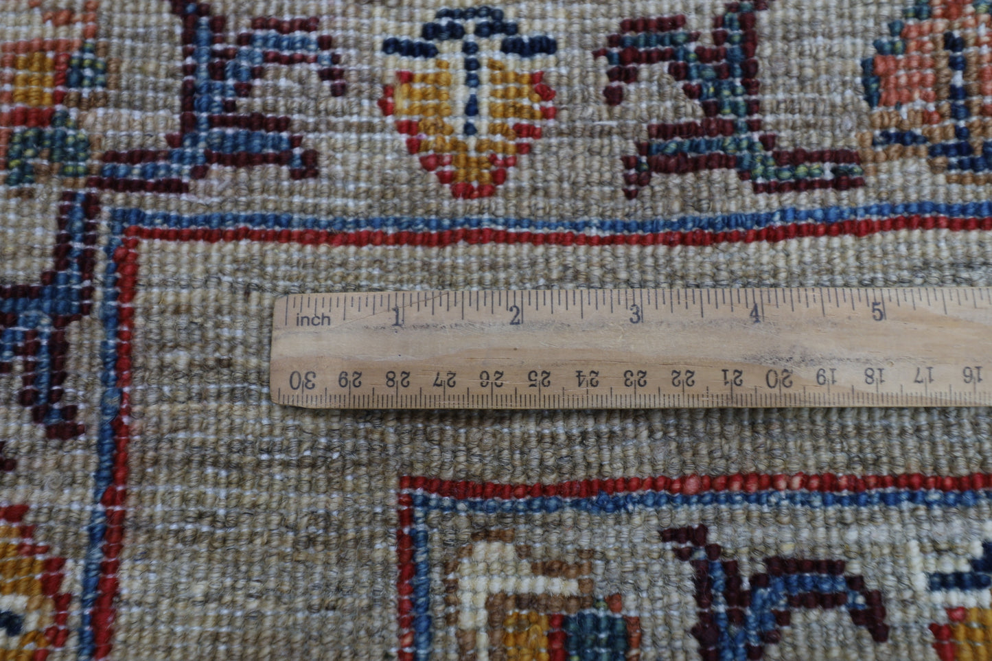 100 x 148 cm | Sultani Afghan Tribal Hand Knotted Natural Veg Dye Wool Carpet