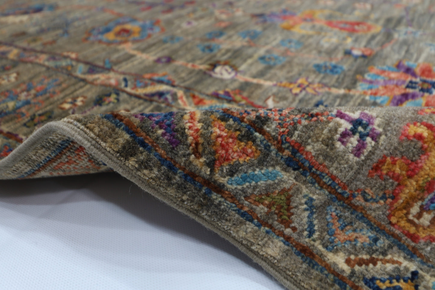 105 x 145 cm | Sultani Afghan Tribal Hand Knotted Natural Veg Dye Wool Carpet