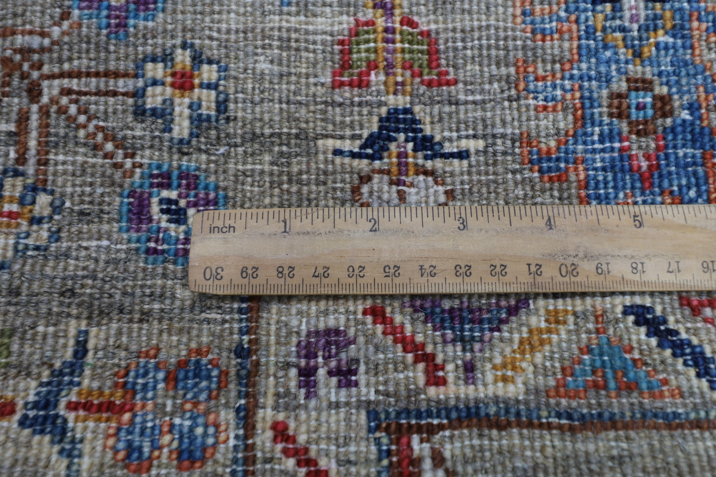 105 x 145 cm | Sultani Afghan Tribal Hand Knotted Natural Veg Dye Wool Carpet