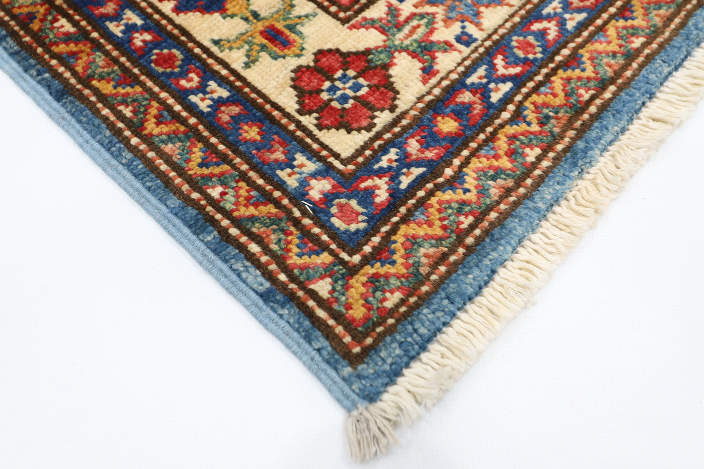 80 x 133 cm | Kazak Afghan Hand Knotted Carpet