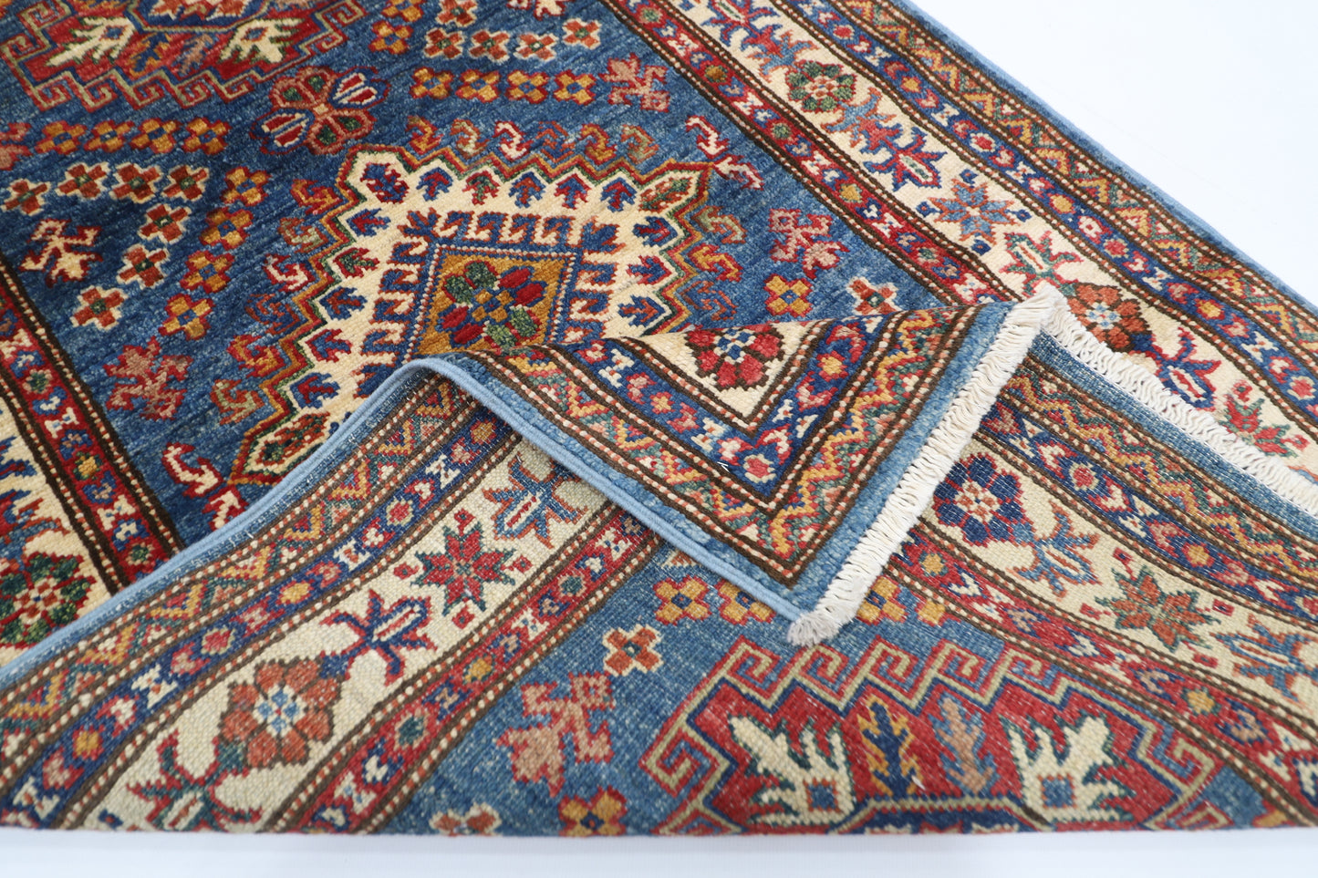 80 x 133 cm | Kazak Afghan Hand Knotted Carpet