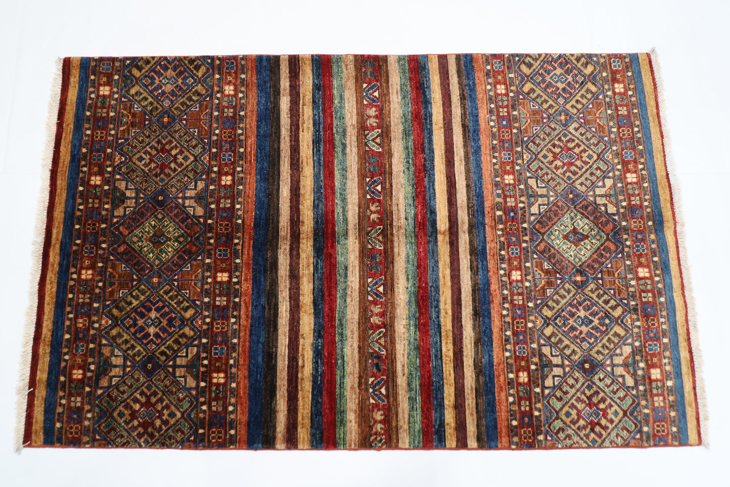 102 x 162 cm | Khorjun Afghan Hand Knotted Carpet