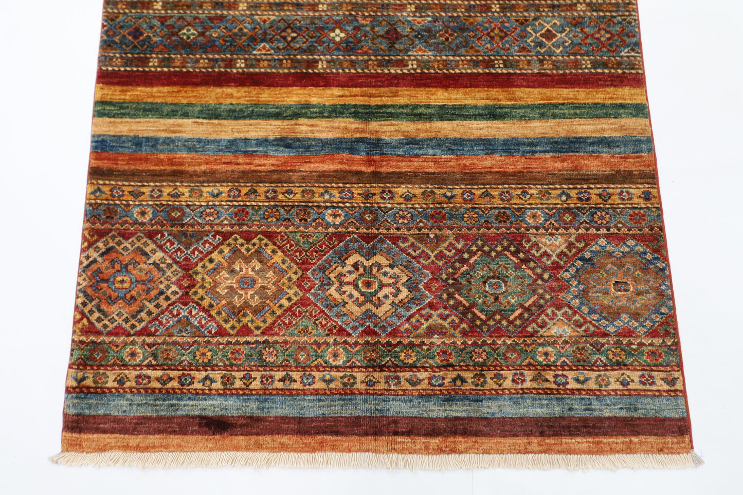 102 x 149 cm | Khorjun Afghan Hand Knotted Carpet