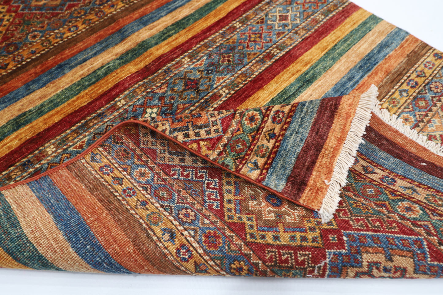 102 x 149 cm | Khorjun Afghan Hand Knotted Carpet