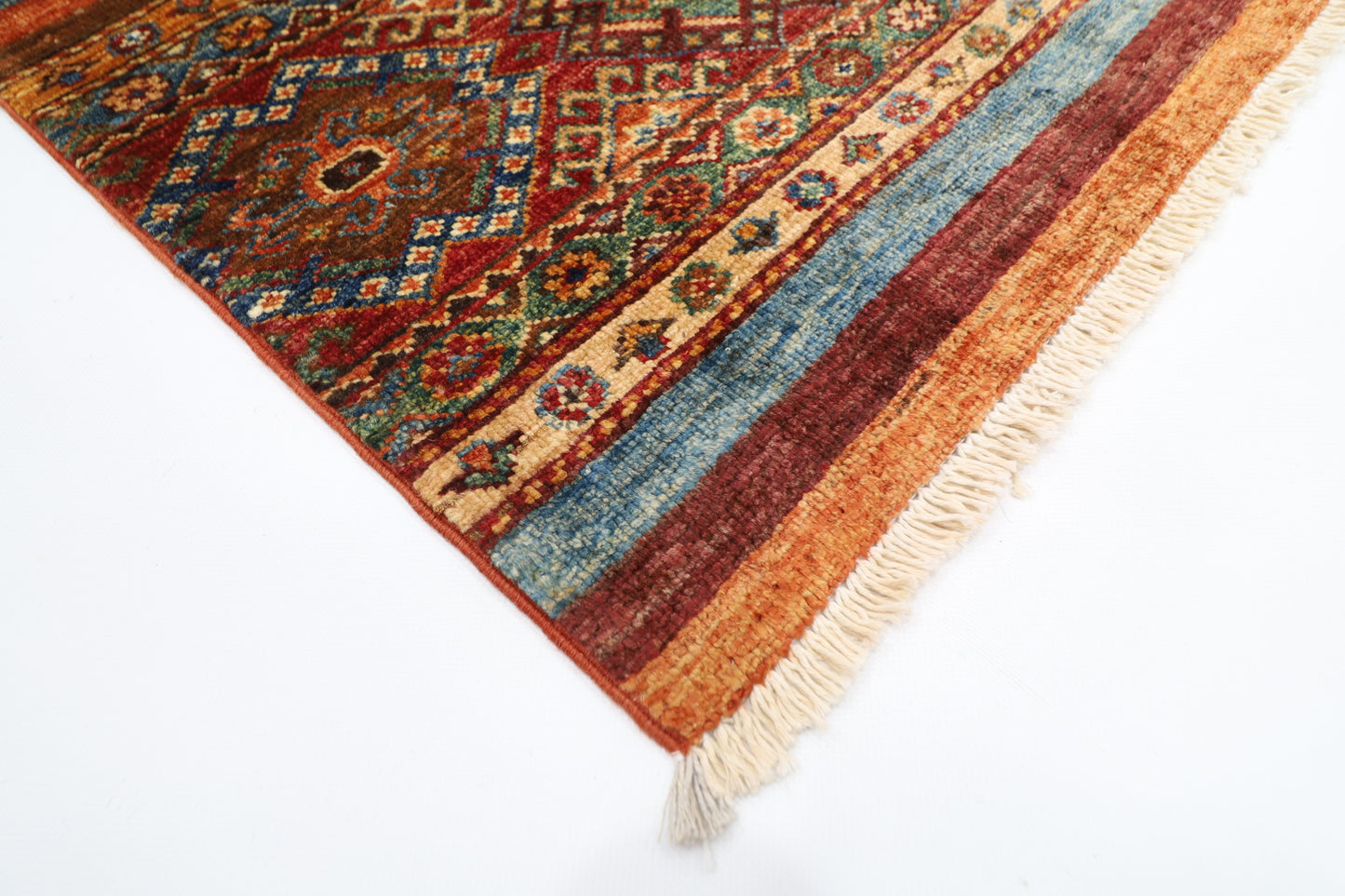 104 x 151 cm | Khorjun Afghan Hand Knotted Carpet