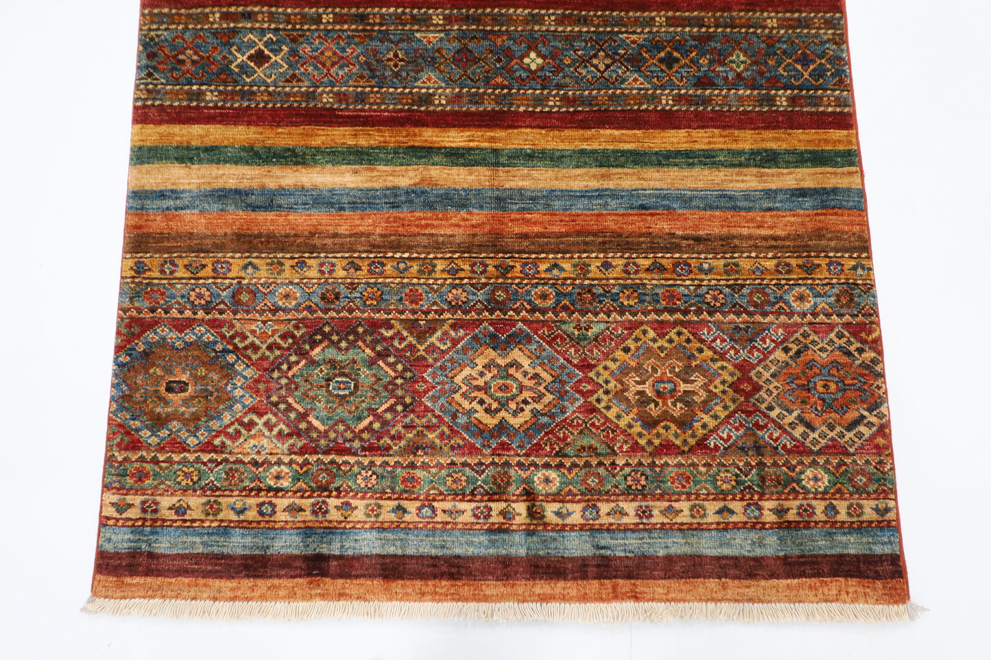 103 x 149 cm | Khorjun Afghan Hand Knotted Carpet