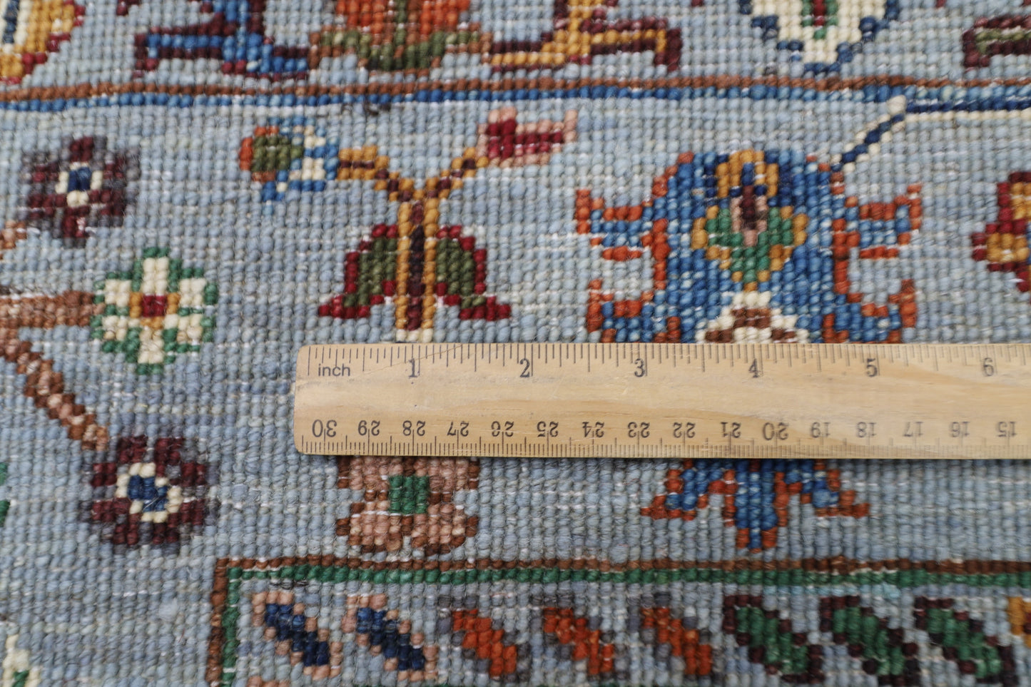 104 x 160 cm | Sultani Blueish Grey Afghan Hand Knotted Carpet