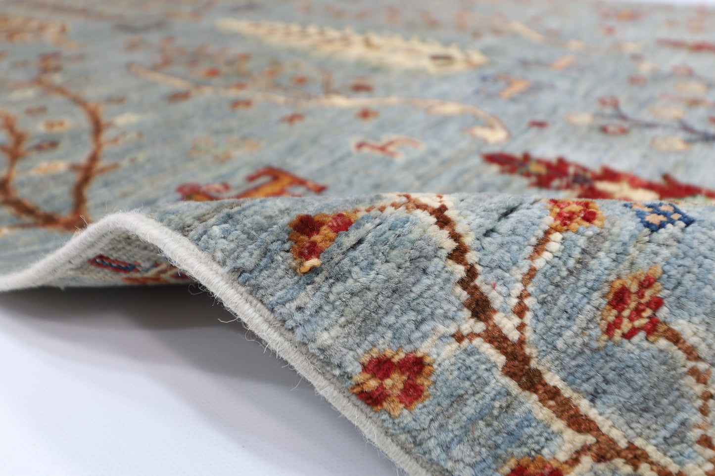 91 x 149 cm | Tree Gabbeh Afghan Hand Knotted Carpet