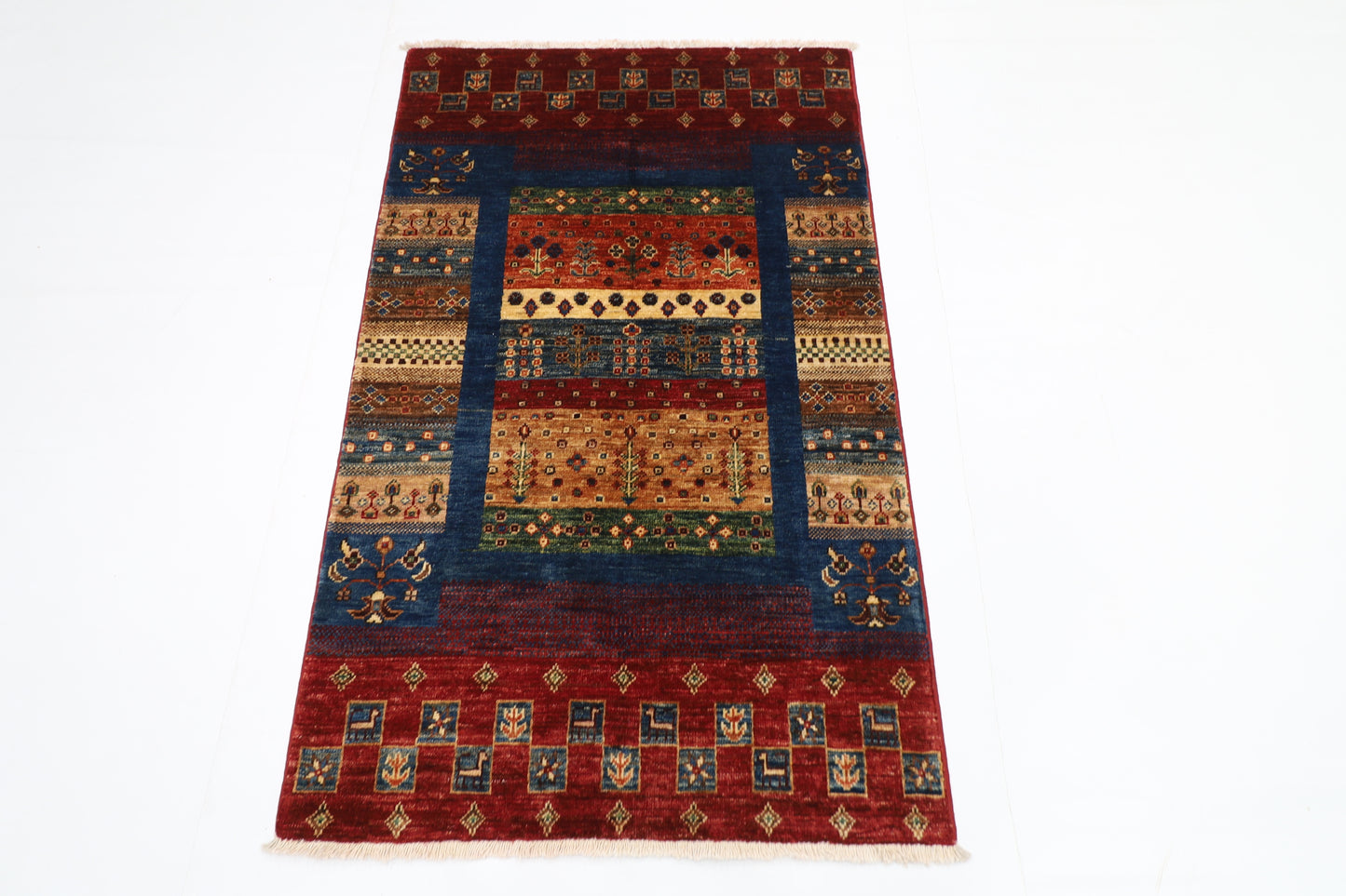 84 x 135 cm | Gabbeh Afghan Hand Knotted Carpet
