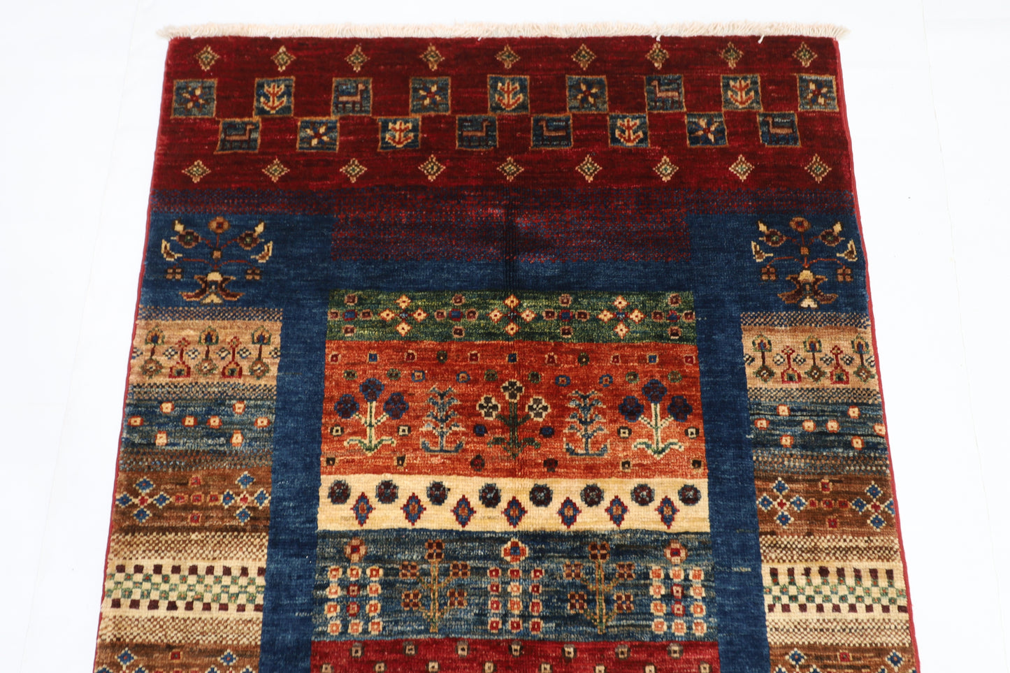 84 x 135 cm | Gabbeh Afghan Hand Knotted Carpet