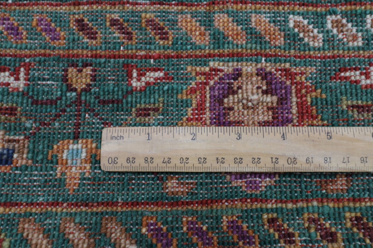 88 x 132 cm | Sultani Green Afghan Hand Knotted Carpet