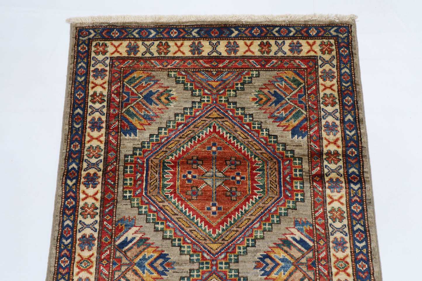 83 x 134 cm | Kazak Afghan Hand Knotted Carpet