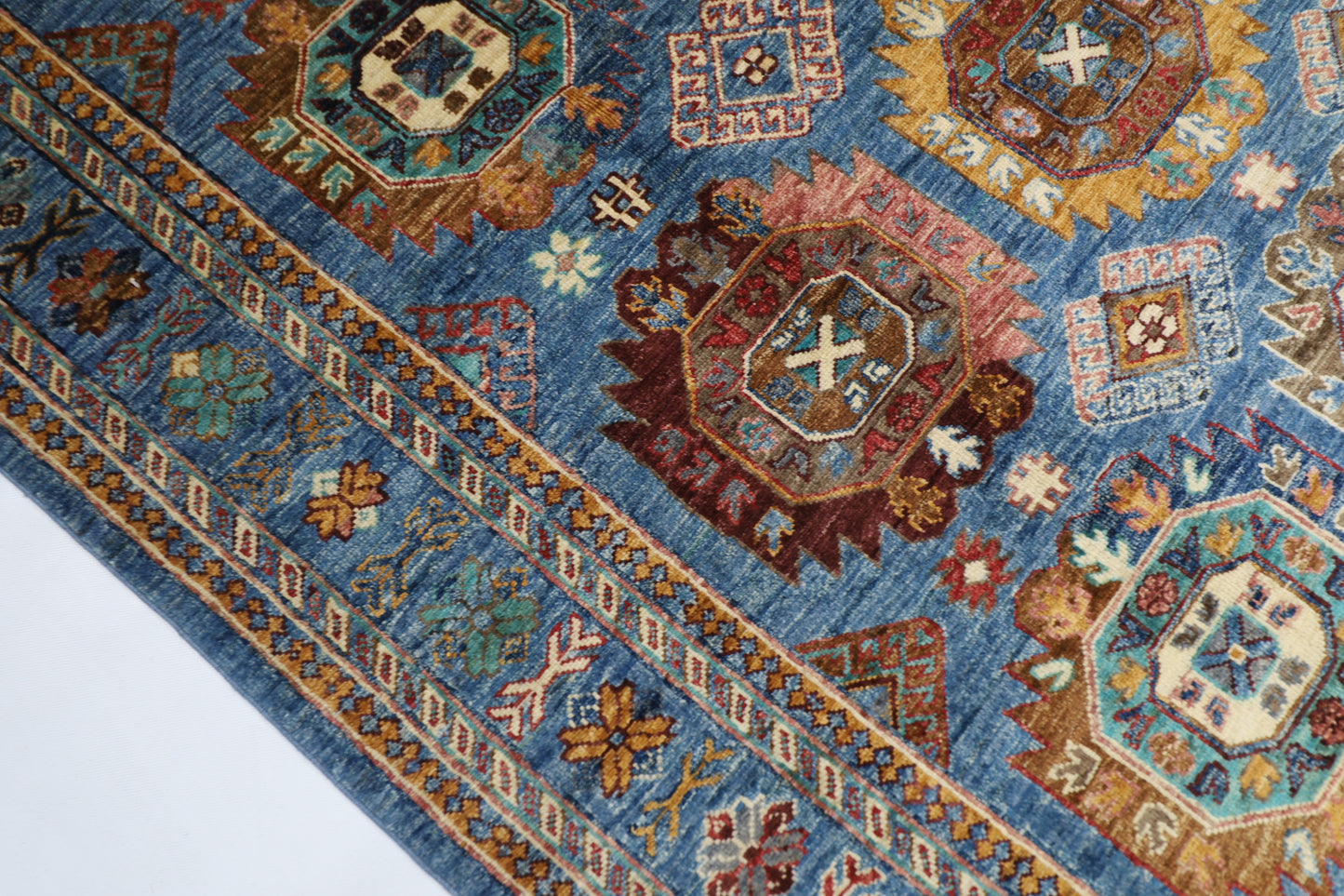 156 x 200 cm | Ersari Afghan Tribal Hand Knotted Natural Veg Dye Wool Carpet