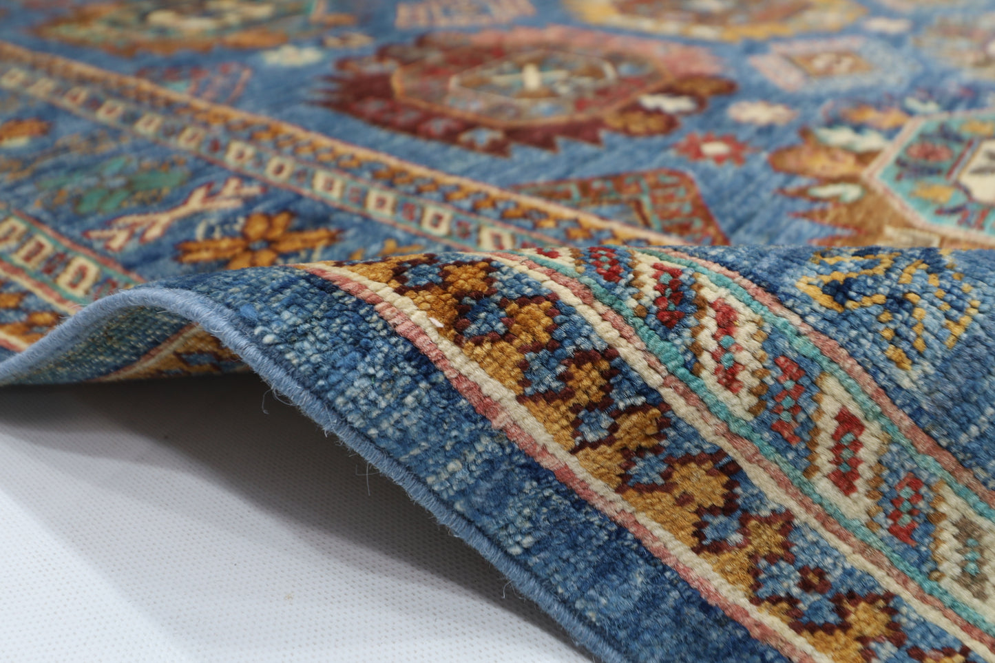 156 x 200 cm | Ersari Afghan Tribal Hand Knotted Natural Veg Dye Wool Carpet