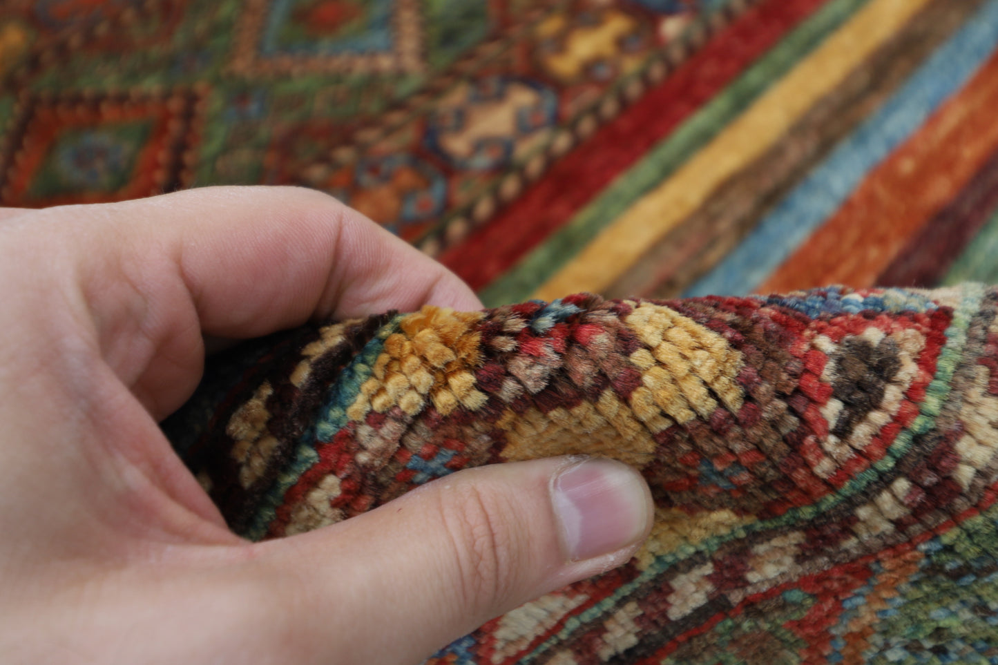 82 x 120 cm | Khorjun Afghan Tribal Hand Knotted Carpet