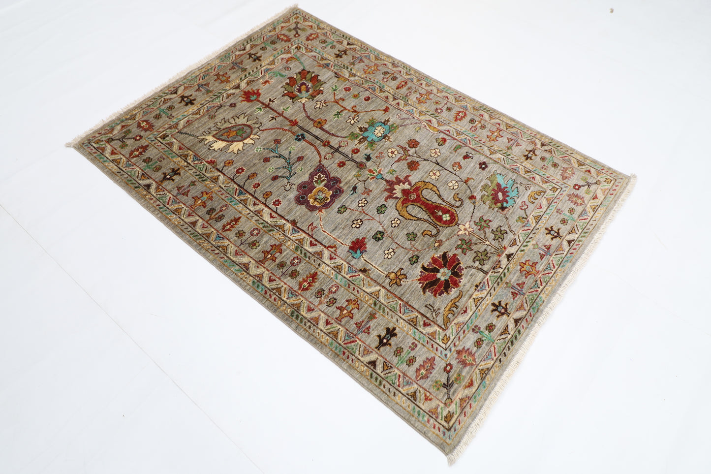 110 x 150 cm | Sultani Afghan Tribal Hand Knotted Carpet