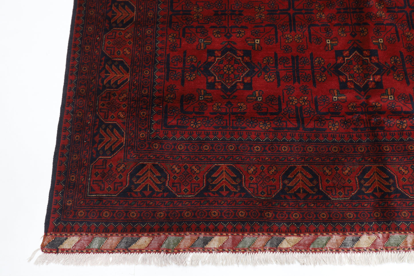 202 x 312 cm | Khal Mohammadi Afghan Tribal Hand Knotted Wool Carpet