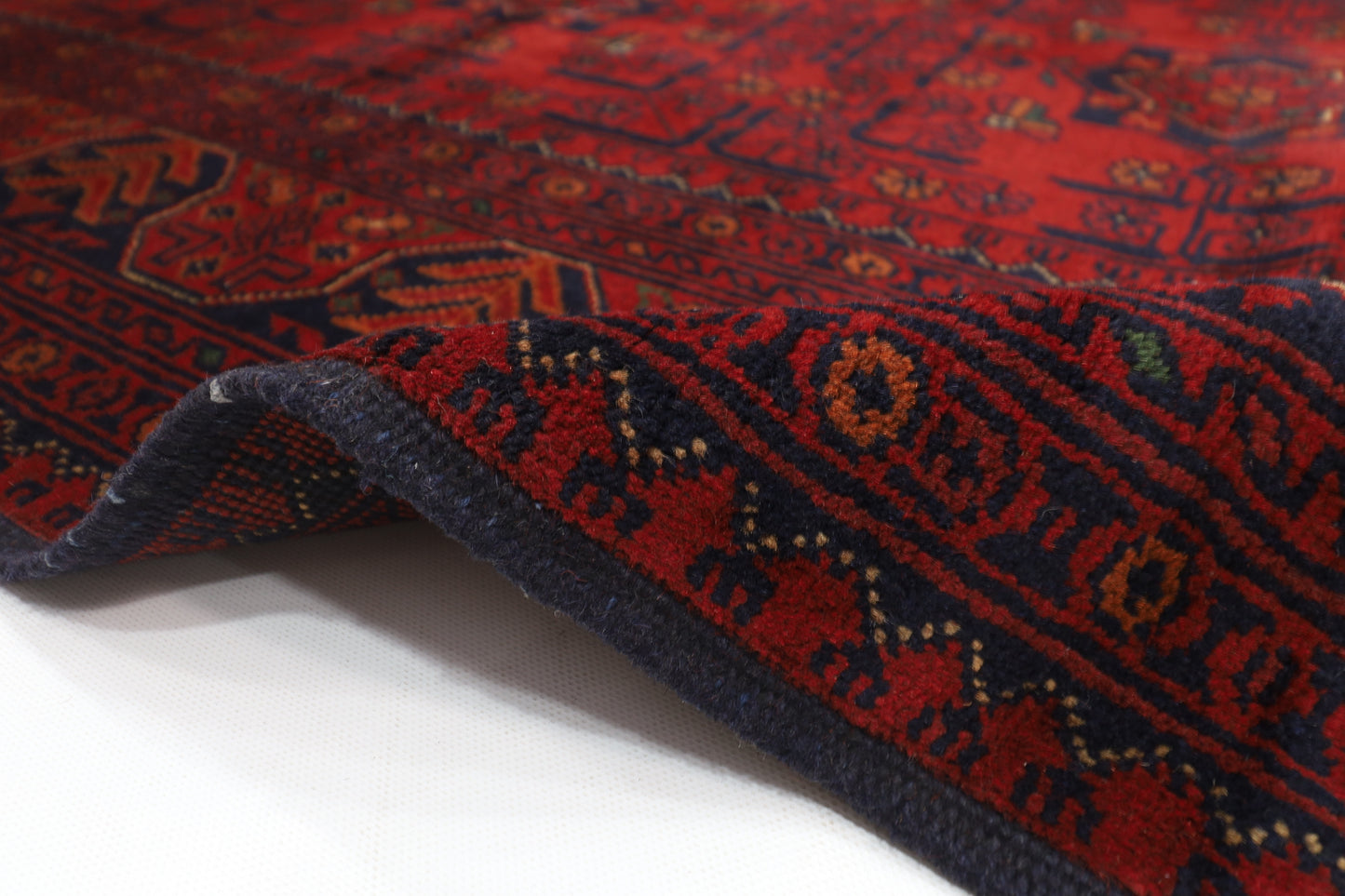 202 x 312 cm | Khal Mohammadi Afghan Tribal Hand Knotted Wool Carpet