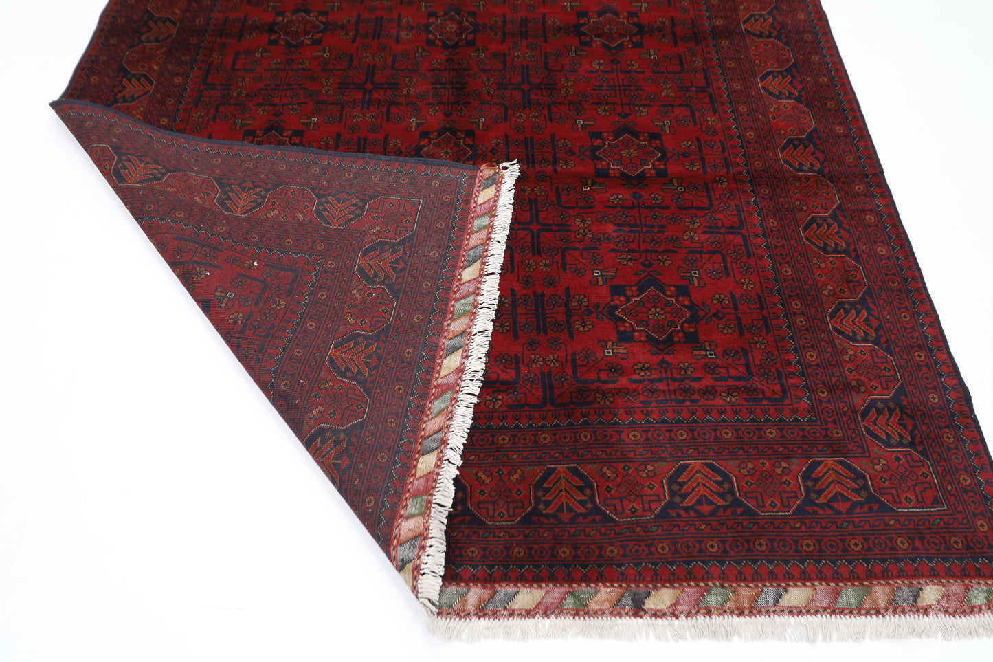 202 x 312 cm | Khal Mohammadi Afghan Tribal Hand Knotted Wool Carpet
