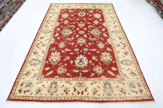 202 x 285 cm | Oriental Afghan Tribal Hand Knotted Carpet