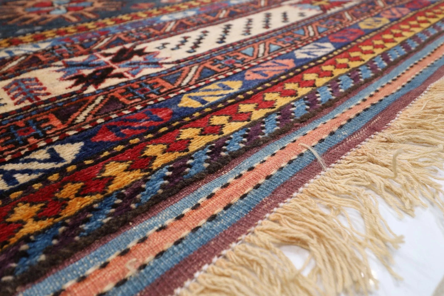 320 x 390 cm | Waziri Afghan Tribal Hand Knotted Carpet
