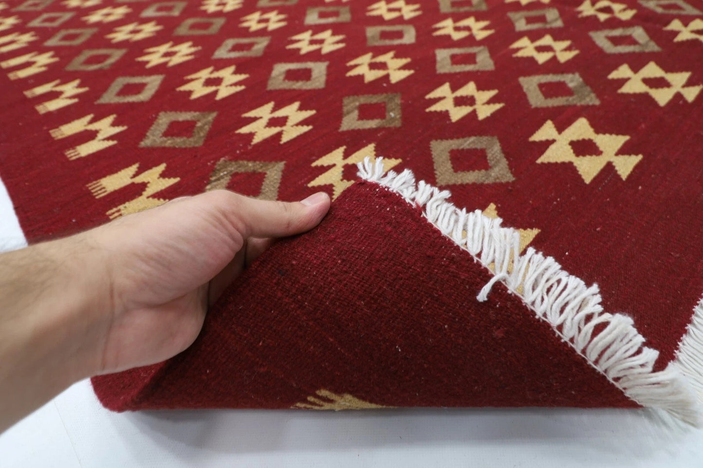 196 x 300 cm | Flat Weaved Afghan Tribal Hand Knotted Kilim