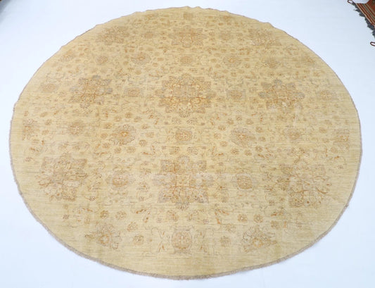 268 x 271 cm | Zeigler Afghan Tribal Hand Knotted Wool Round Carpet