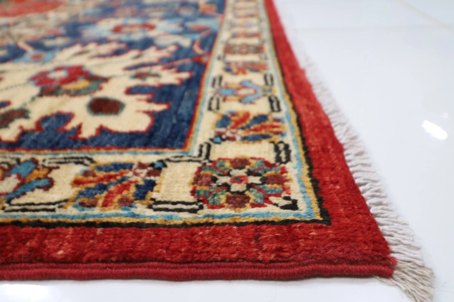 306 x 412 cm | Sickle Leaf Afghan Hand Knotted Carpet