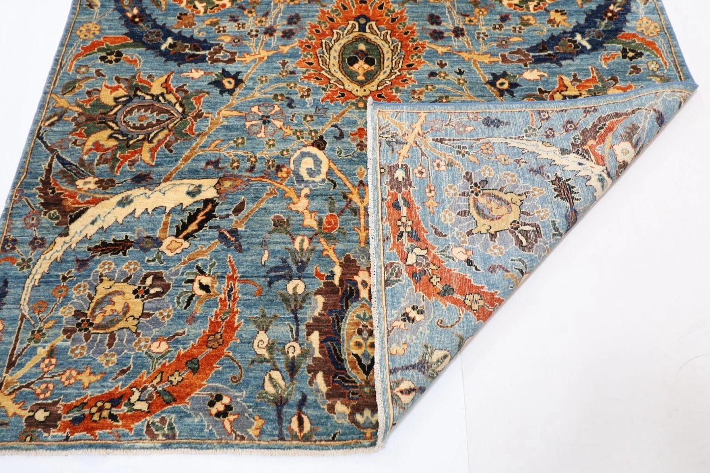 183 x 271 cm | Bidjar Gray Afghan Tribal Hand Knotted Veg Dye Wool carpet