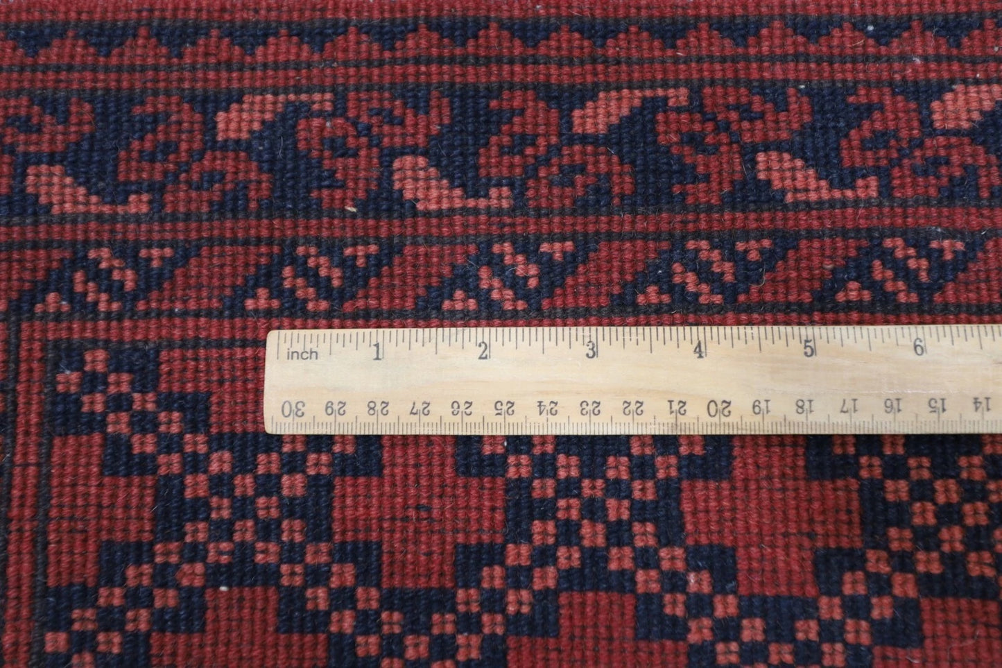 211 x 298 cm | Bokhara Afghan Tribal Hand Knotted Carpet