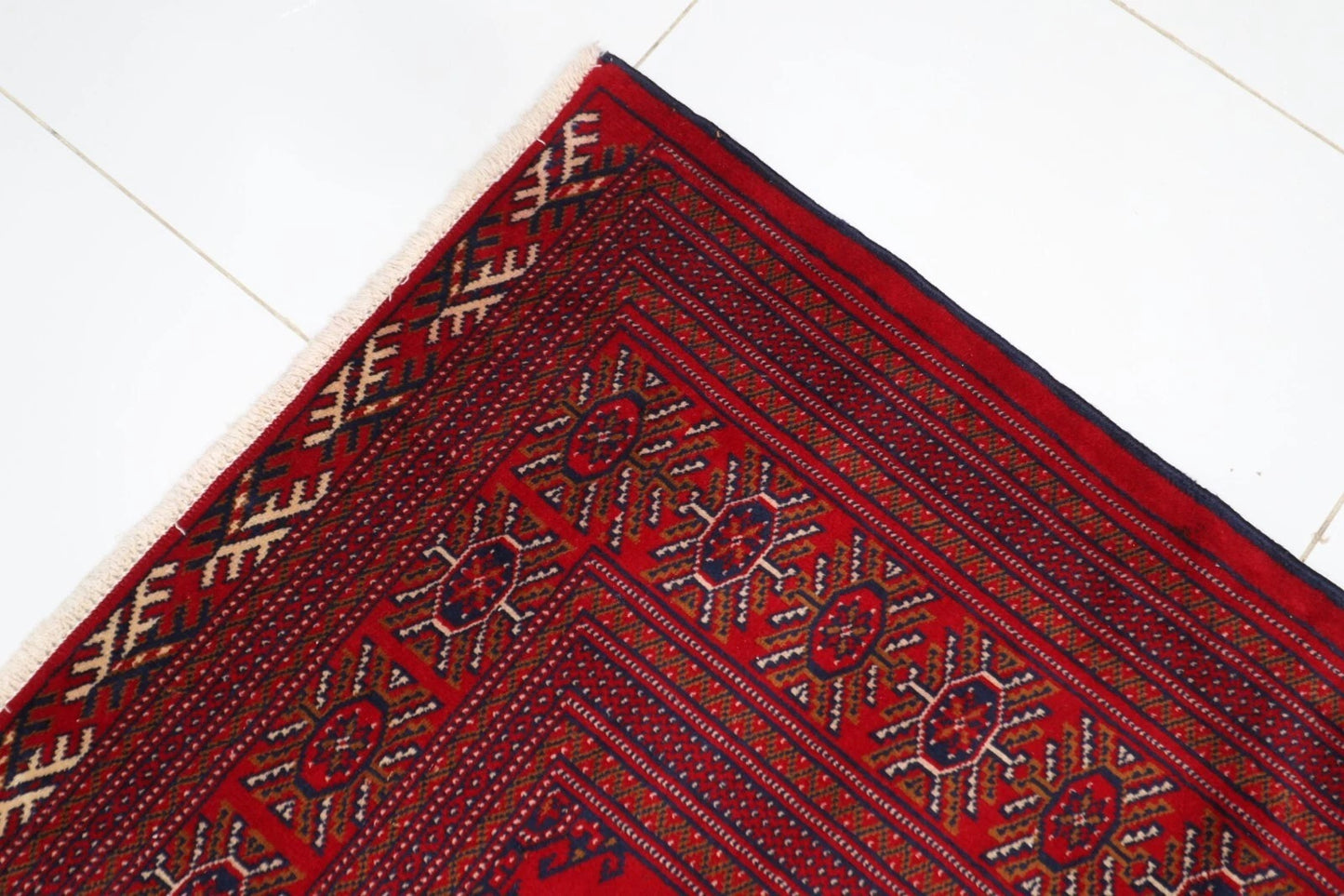 208 x 296 cm | Bokhara Tribal Hand Knotted Carpet