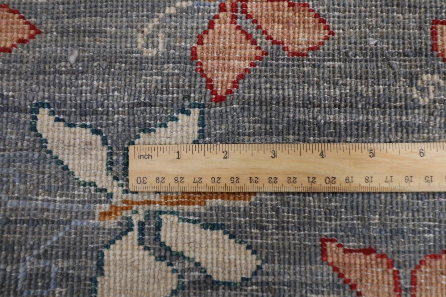 175 x 241 cm | Butterfly Afghan Tribal Hand Knotted Veg Dye Wool Carpet