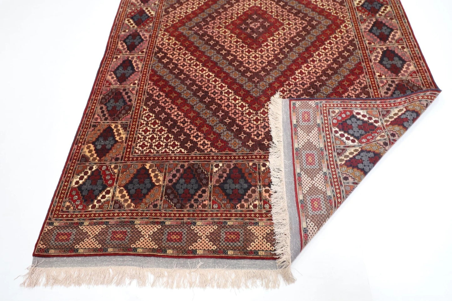196 x 294 cm | Kabuli Silk Afghan Tribal Hand Knotted Carpet