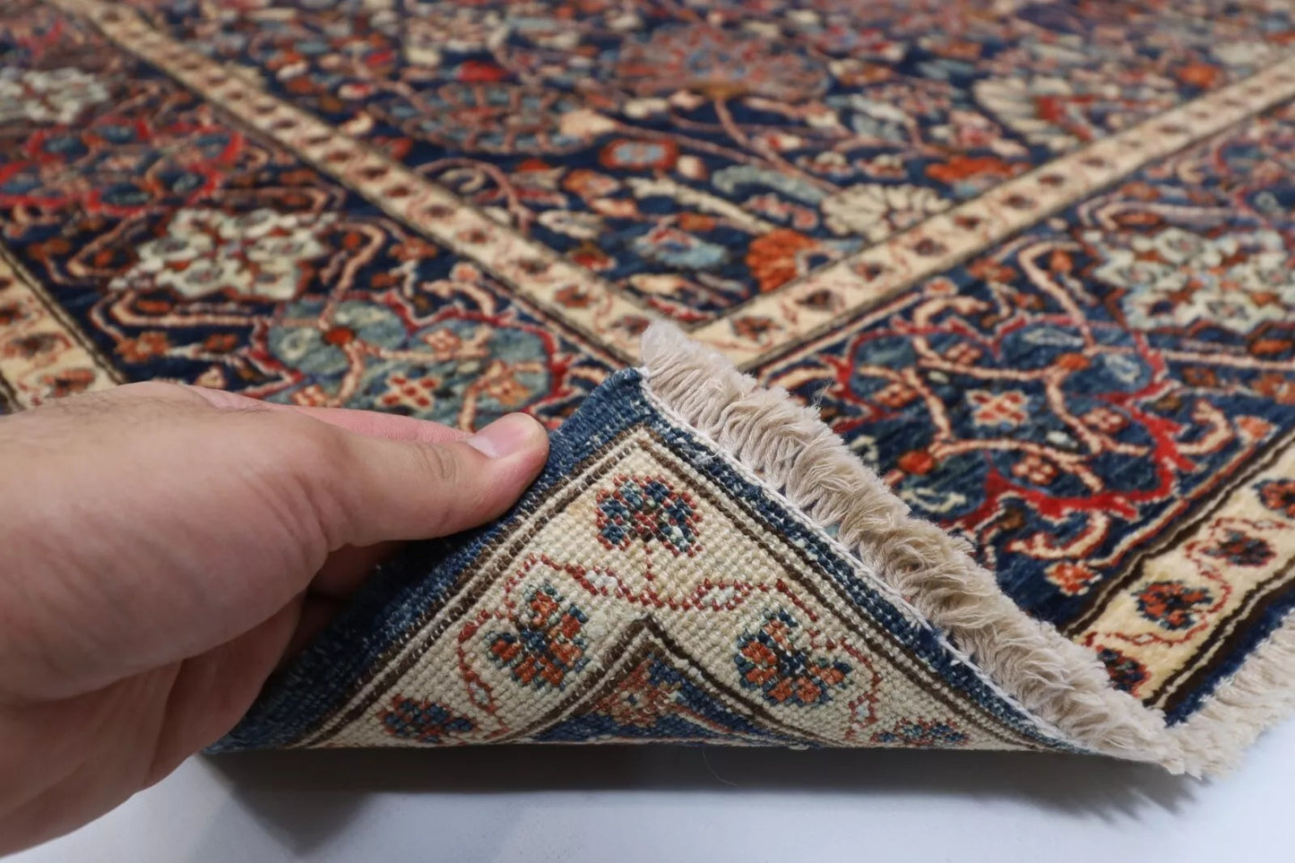 125 x 174 cm | Aryana Afghan Tribal Hand Knotted Veg Dye Wool carpet