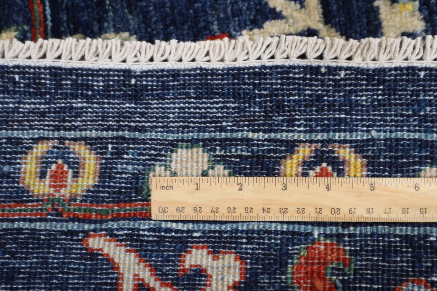 184 x 281 cm | Suzani Blue Afghan Tribal Hand Knotted Veg Dye Wool carpet
