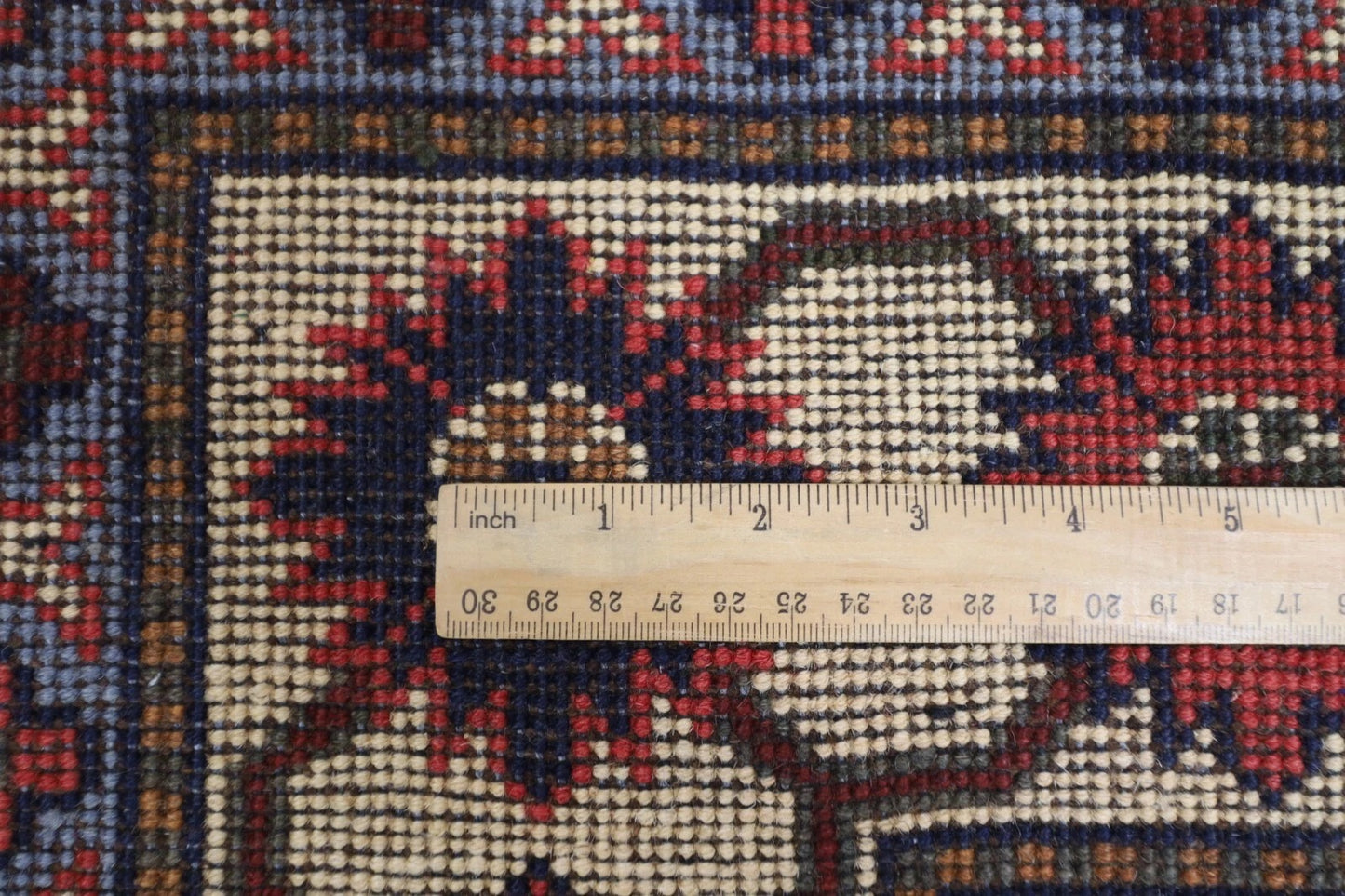 153 x 214 cm | Tribal Hand Knotted Veg Dye Wool Carpet