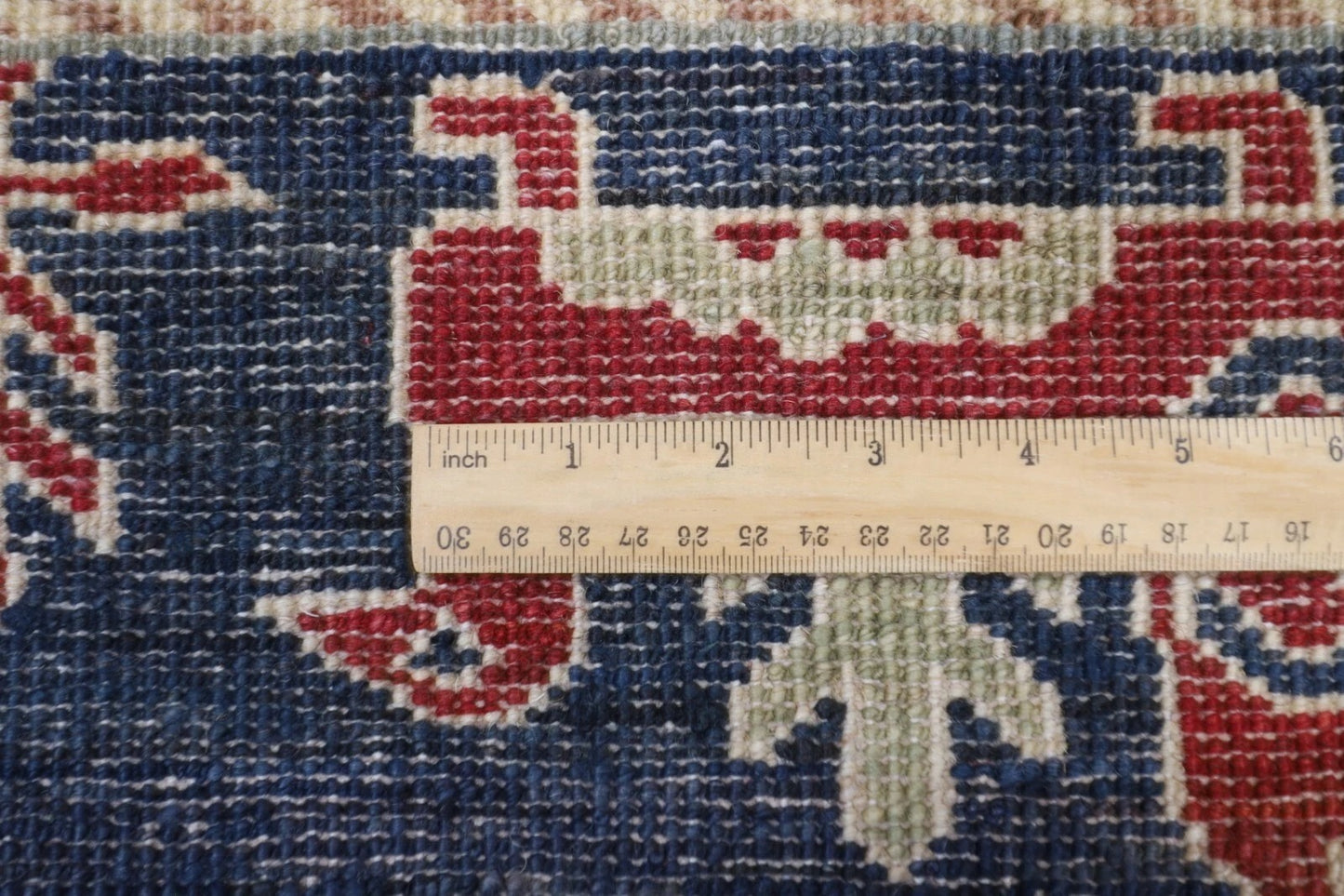 204 x 294 cm | Striped Afghan Tribal Hand Knotted Carpet