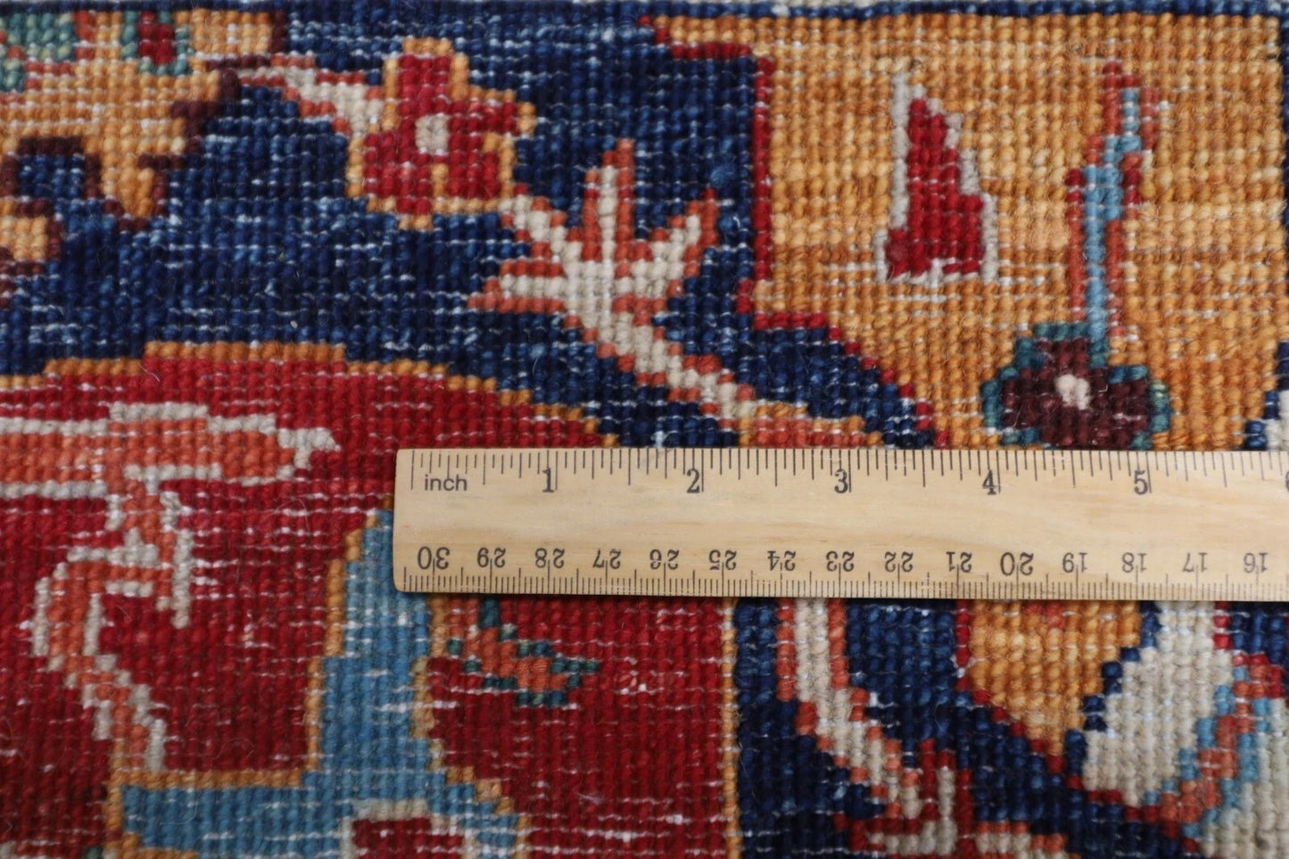 184 x 273 cm | Red Afghan Tribal Hand Knotted Veg Dye Wool carpet