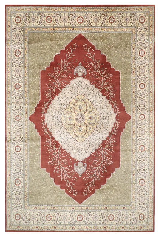274 x 370 cm | Fine Heriz Tribal Hand Knotted Carpet