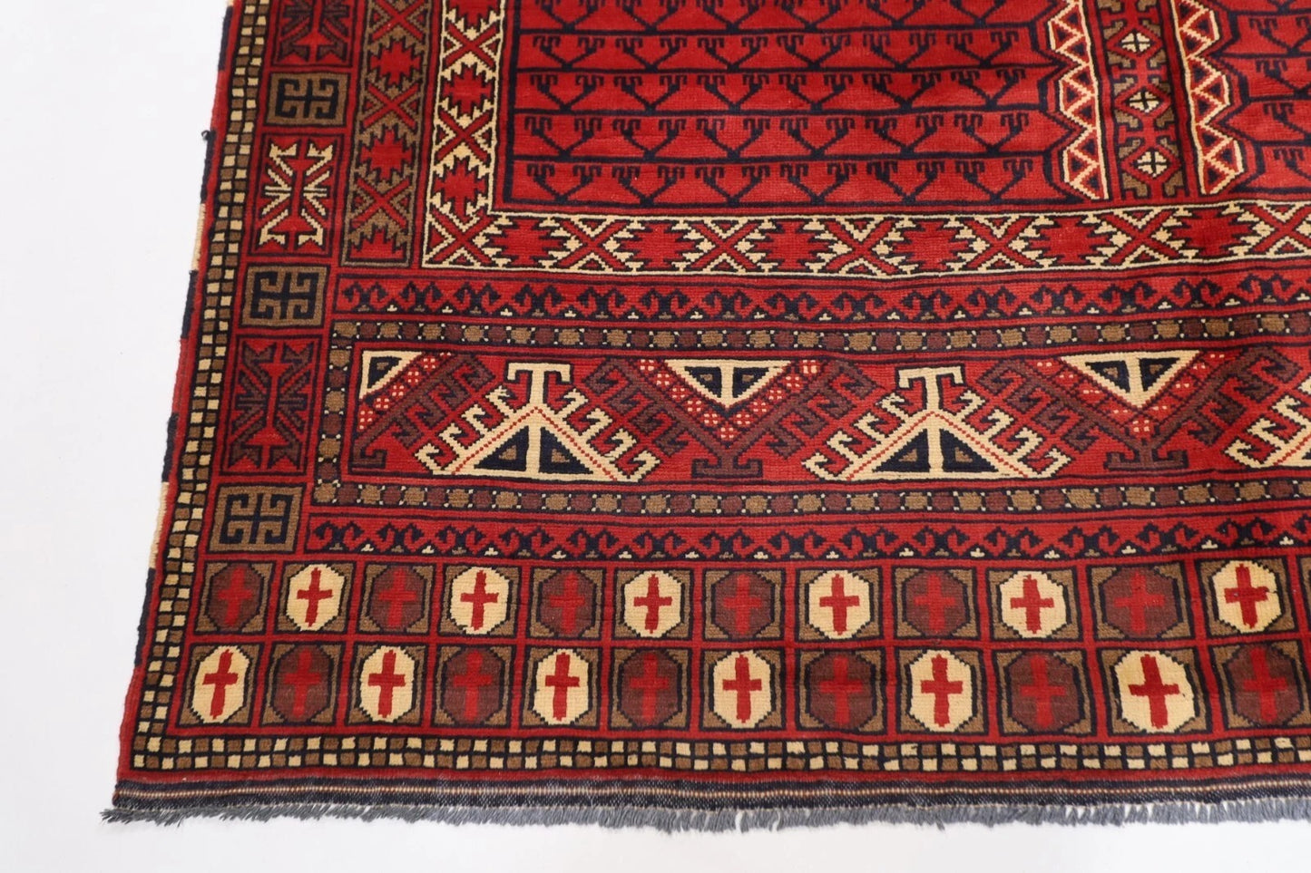202 x 290 cm | Maranoce Afghan Tribal Hand Knotted Carpet