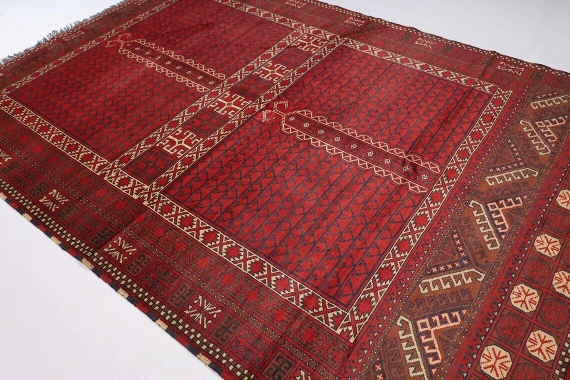 206 x 289 cm | Maranoce Afghan Tribal Hand Knotted Carpet