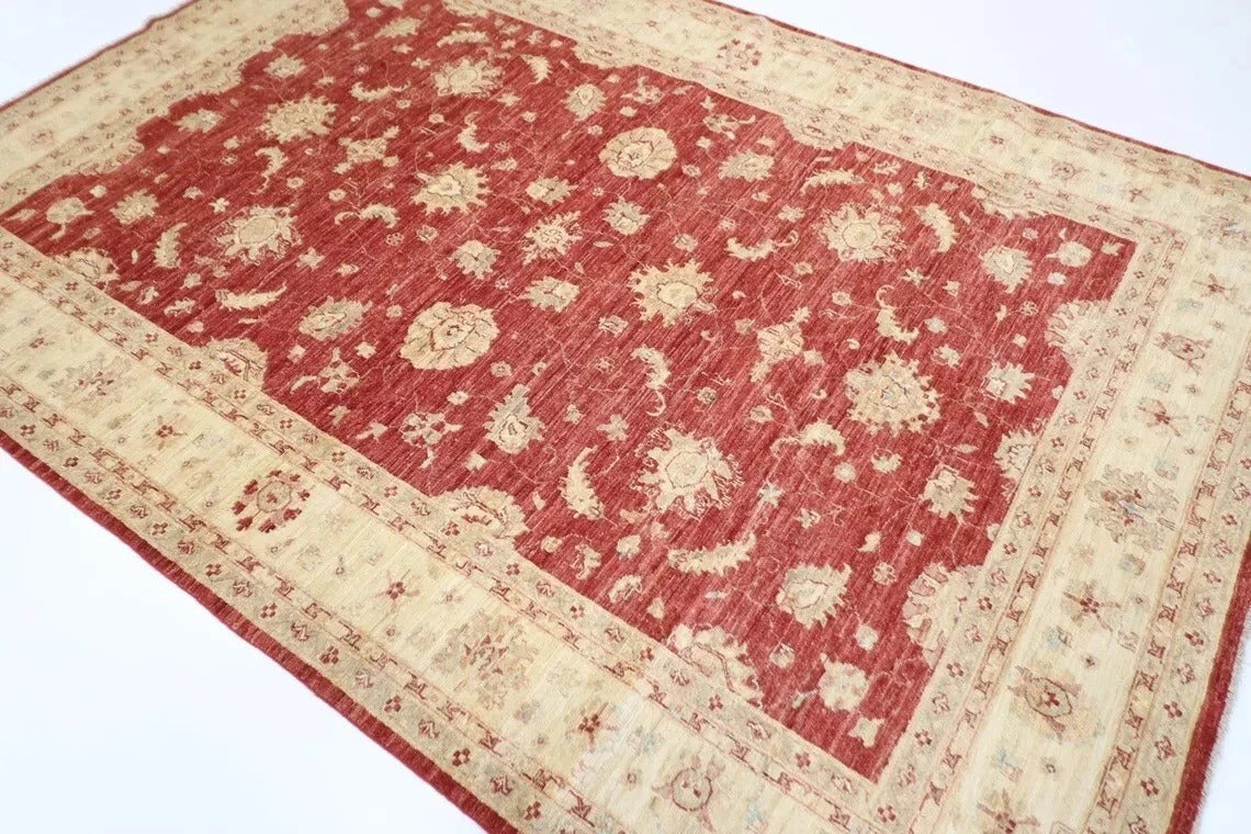 199 x 294 cm | Chobi Afghan Tribal Hand Knotted Carpet