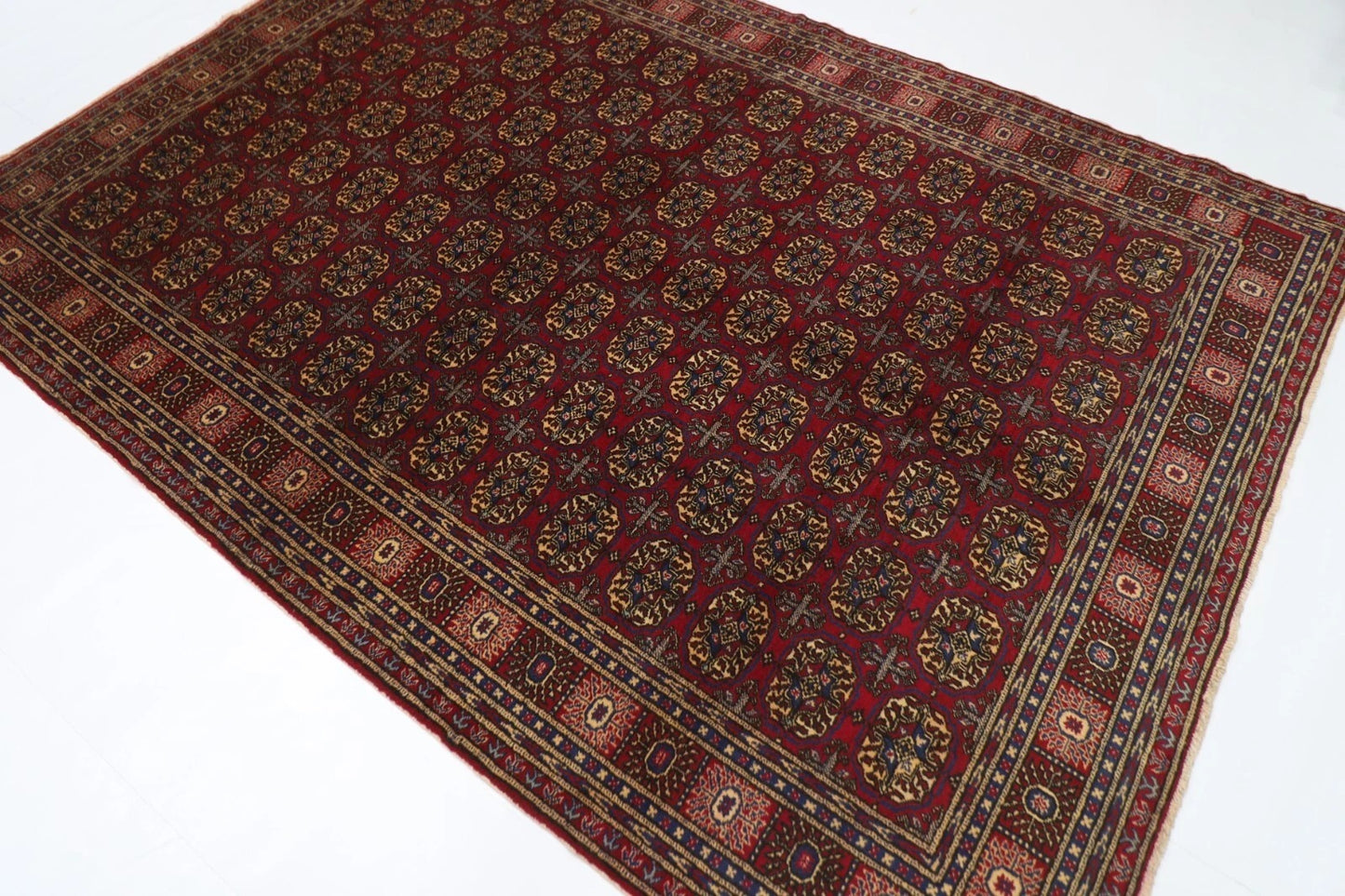 201 x 285 cm | Bokhara Tribal Hand Knotted Carpet